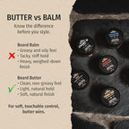 Live Bearded Beard Butter, 3 fl oz - Made in the USA - All-Natural Leave-in Conditioner and Softener with Shea | Tombstone Scent - Sweet Tobacco, Cedar