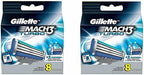 Gillette MACH3 Turbo Refill Cartridges-8 ct, 2 pk