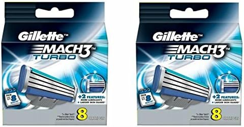 Gillette MACH3 Turbo Refill Cartridges-8 ct, 2 pk