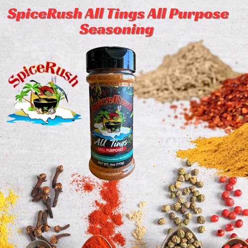Jamaican All Purpose Seasoning – 4 oz | Island Spice All Purpose Blend | Authentic Spice Jamaica Reggae Style Seasoning Mix | Premium Herbs & Spices for Meat, Chicken, Vegetables & Soups