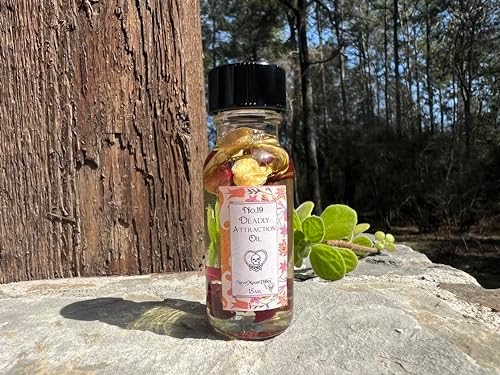 Deadly Attraction Oil by New Moon Vibes - Attract Love Power Seduction Lover Lust Sex Romance Spells Rituals Conjure - Handmade with Essential Oils & Herbs - Wicca Pagan Hoodoo Magick