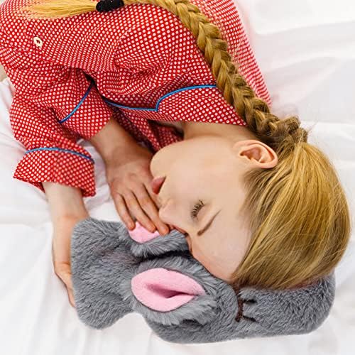 Hot Water Bottle Bag Cartoon Winter Warm Hot Water Bag with Cute Plush Cover for Gift.