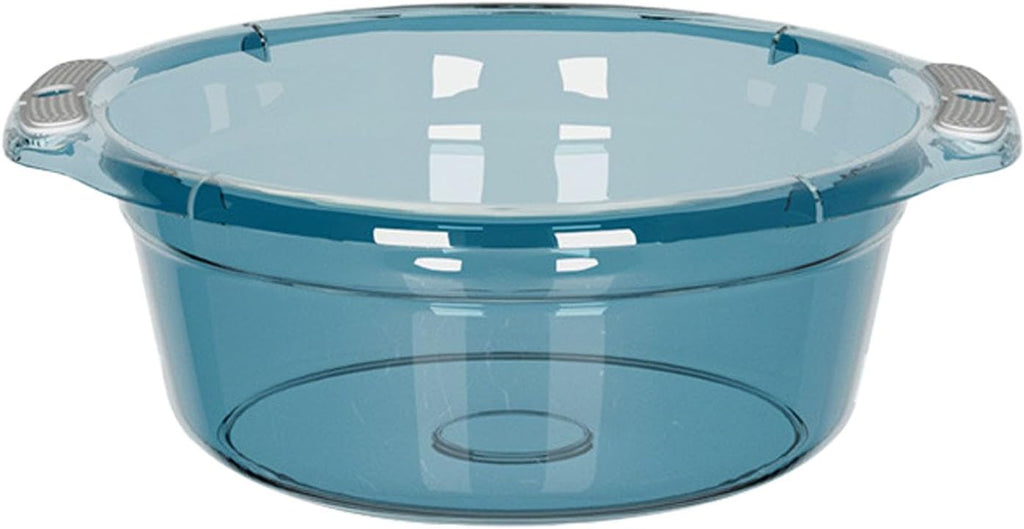 Zerodis Plastic Basin, Thick and Construction, Kitchen Dish Wash Basin with Handles, Portable Dish Tub, Wash Basin for Bathroom Kitchen Laundry Use (1.5L Medium)