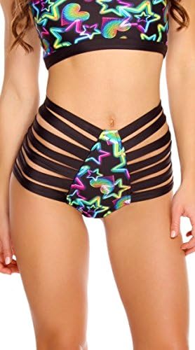 J. Valentine Women's Strappy High-Waist Short