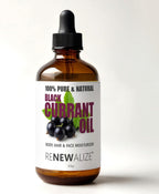 Black Currant Seed Oil Cold Pressed – 100% Pure Natural Carrier Oil for Skin & Hair | Rich in GLA & Omega Fatty Acids | Moisturizer for Face, Scalp, Nails | 4 fl oz