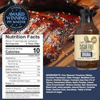 G Hughes Sugar Free BBQ Sauces, Hickory & Original Sugar Free Barbecue Sauces - No Sugar BBQ Sauce, Gluten Free Barbecue Sauce - 18 oz (Pack of 2)