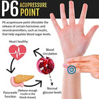 Weimax Sugar Control Wristband,Blood Sugar Control Wristband,Healthify Sugar Control Therapeutic Wristband for Everyone (J-2Pairs)