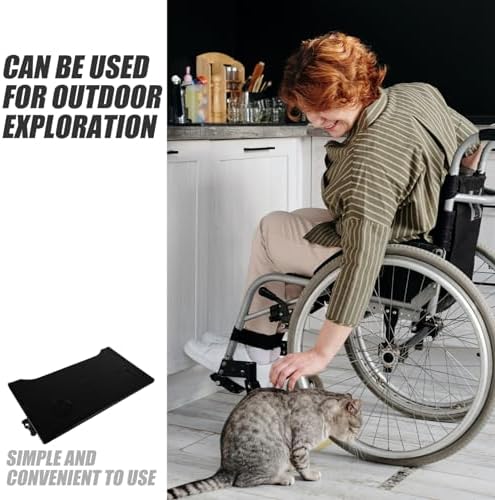 FRCOLOR 1set Portable Wheelchair Dining Table Board Sturdy Tray Cup Holder for Elderly Lightweight and Plastic for Comfortable Eating and Reading