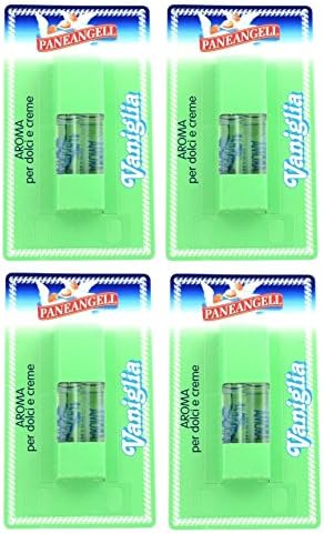 Paneangeli: " Vaniglia " Vanilla Aroma For pastry two viles 2 ml each* Pack of 4 [ Italian Import ]