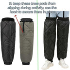 Ibluelover Warm Motorcycle Knee Pads Windproof Waterproof Leg Sleeves Warmers Winter Thermal Knee Braces for Skiing Cycling