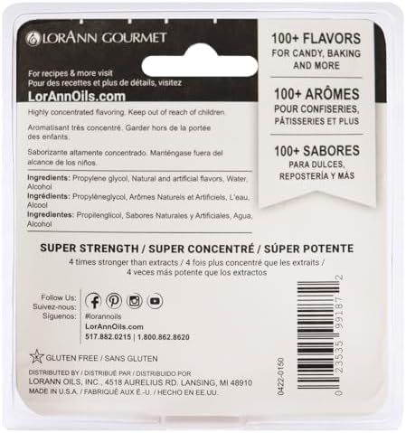 LorAnn Blue Raspberry SS Flavor, 1 dram bottle (.0125 fl oz - 3.7 ml - 1 teaspoon) - 2 Pack