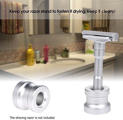 Men's Shaving Razor Stand Holder Aluminum Alloy Safety Razor Base Stand Good Thanksgiving/Christmas Gift
