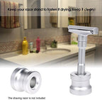 Men's Shaving Razor Stand Holder Aluminum Alloy Safety Razor Base Stand Good Thanksgiving/Christmas Gift