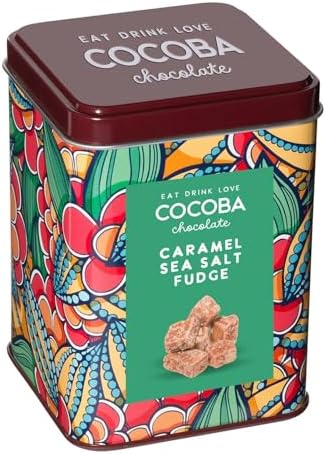 Two's Company Cocoba Caramel Sea Salt Fudge, 4.6-Ounce