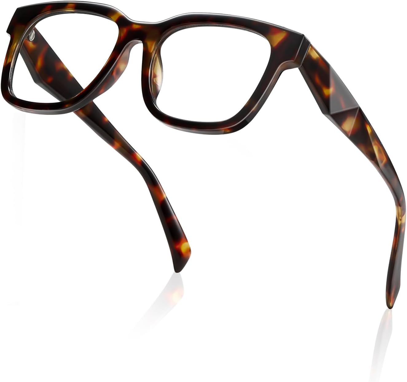 kimorn Blue Light Blocking Glasses,Anti Eyestrain & UV Protection,Square Frame Glasses for Women and Men