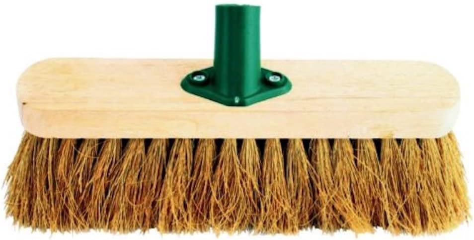 Jantex Soft Coco Wooden Broom Head - 12"