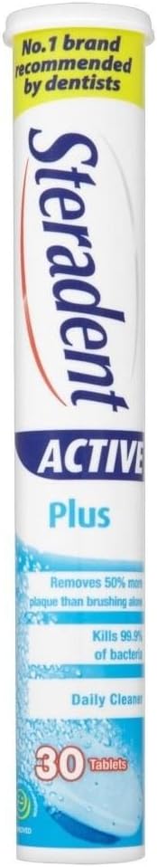 Steradent Active Plus Original Tablets (30) - Pack of 2