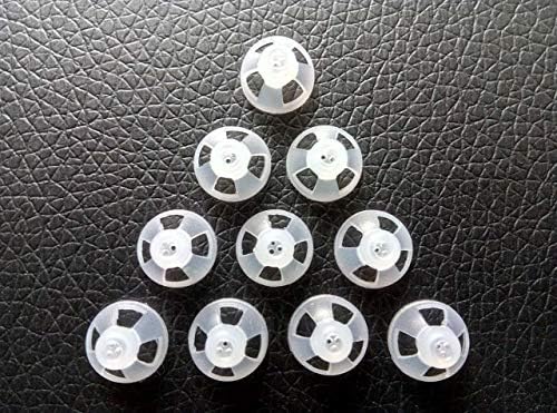 Hearing Aid Ear Piece Open Domes 9mm 10-Pack Comfortable PSAP (Personal Sound Amplifiers Product) Kit Ear Tips Invisible, Perfect for Open Air (Open fit), Except for RIC