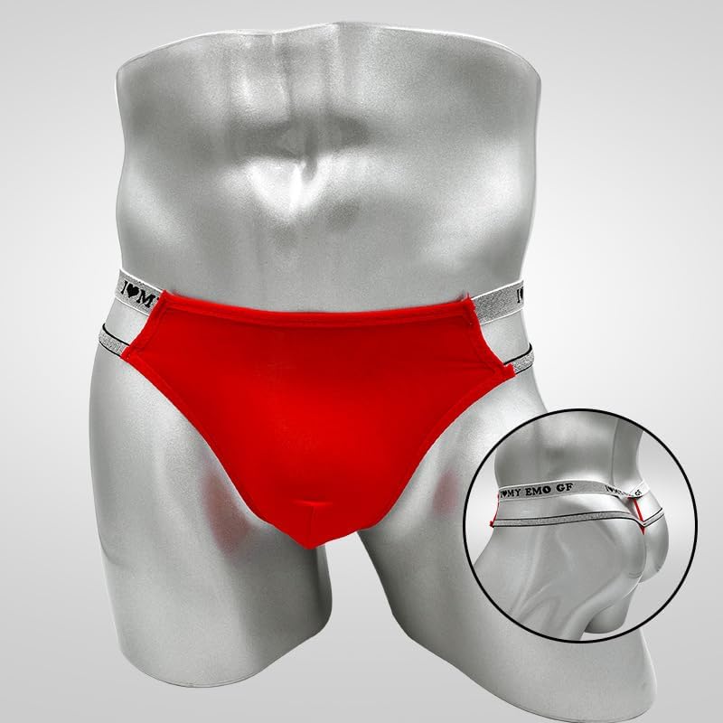 1pc Men's Thong Underwear, Soft Breathable Stretch Briefs, Comfortable Cool - One Size