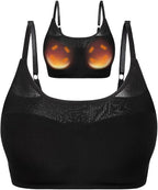Heated Breast Massager Bra - USB Rechargeable Chest Enlargement Growth Stimulator
