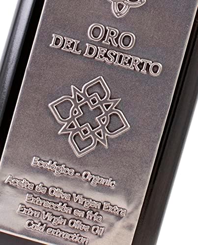 Oro Del Desierto Coupage 2020 Harvest Organic Spanish Extra Virgin Olive Oil - 0.5 Liter / 16.9 Ounce Bottle
