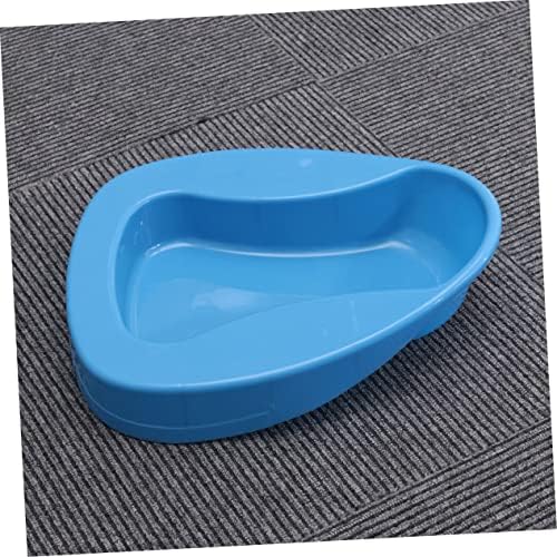 FRCOLOR Thickened Bed Pan for Elders Comfortable Plastic Toilet Bowl for Men Women Hospital Home Care Large Fit