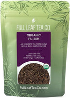 Organic Pu-erh Loose Leaf Tea - 2 oz Bag (approx. 30 servings) | Full Leaf Tea Co.