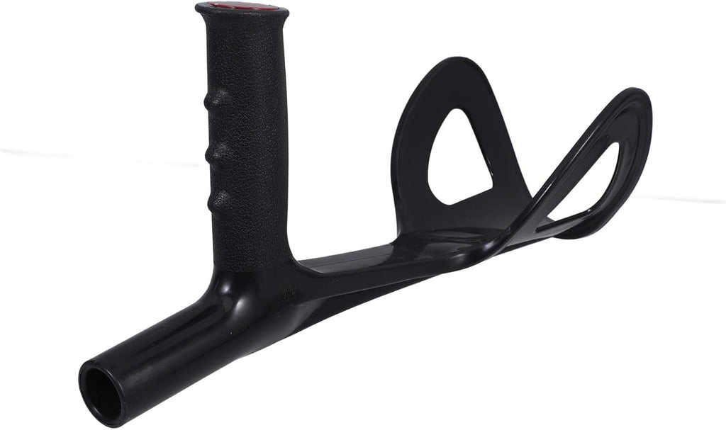 OUNONA 22mm Plastic Walking Cane Handle Replacement with Elbow Support and Ergonomic Grip, Black Cane Accessory for Outdoor Mobility and Crutch Handgrips