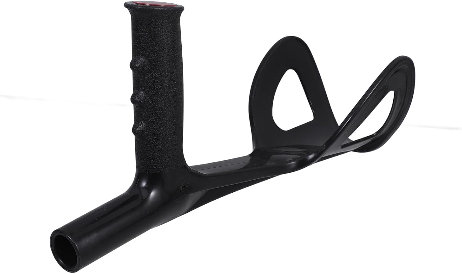 OUNONA 22mm Plastic Walking Cane Handle Replacement with Elbow Support and Ergonomic Grip, Black Cane Accessory for Outdoor Mobility and Crutch Handgrips