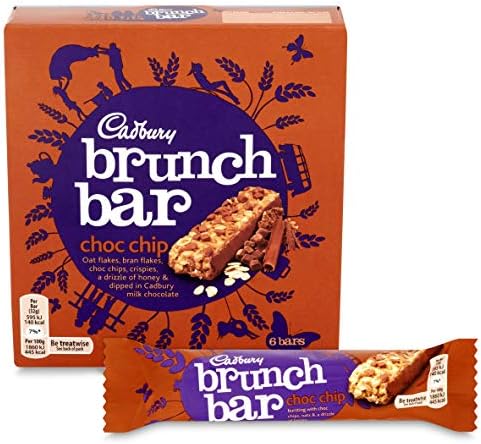 Cadbury Brunch Choc Chip 5 x 28g (140g) (Pack of 4)