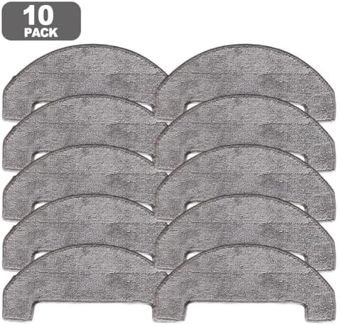 Washable Mop Cloth for uninell UR3 Robot Vacuum Cleaner, Reusable Microfiber Cleaning Pad, Replacement Mop Head for Floor Cleaning, 4-Pack or 10-Pack(10 PACK)