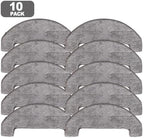 Washable Mop Cloth for uninell UR3 Robot Vacuum Cleaner, Reusable Microfiber Cleaning Pad, Replacement Mop Head for Floor Cleaning, 4-Pack or 10-Pack(10 PACK)