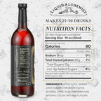 Liquid Alchemist Apple Spice Syrup for Cocktails - Real Ingredients Make our Apple Syrup for Drinks Perfect for a Fall Themed Old Fashioned Mix (25.4 oz)