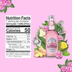 Fentimans Sparkling Rose Lemonade - Sparkling Pink Lemonade with Natural Ingredients & Pure Rose Extract, Mixer, Craft Soda, Botanically Brewed Lemonade - 9.3 Fl Oz (Pack of 3)