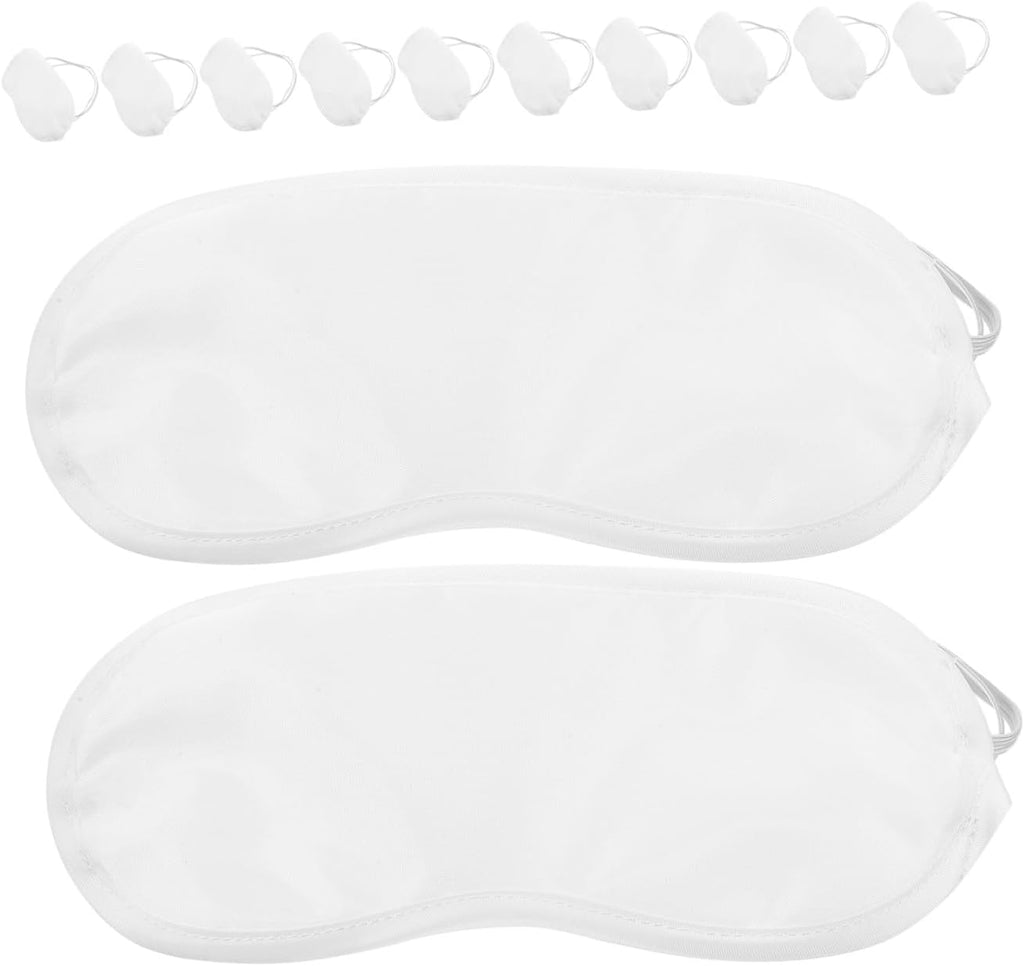 Didiseaon 48pcs Disposable Eye Covers Lightproof Portable Eye Masks for Relief Relaxation Soft Breathable Sleep Blindfolds for Travel Home