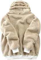 Gesean Men's Cotton Fleece Pullover Hoodie Long Sleeve Hooded Sweatshirt with Kangaroo Pocket