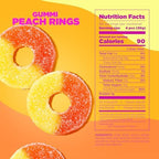 Albanese Candy, Gummi Peach Rings, 4.5-pound Bag