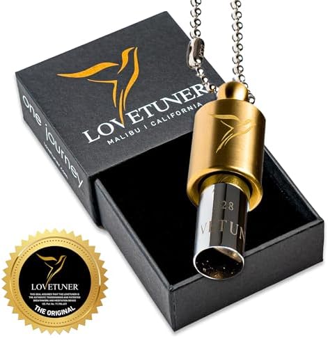 LOVETUNER 528Hz Breathing Necklace for Stress Relief, Mindfulness & Meditation | Sound Healing Whistle for Anxiety, Focus, Calm & Relaxation | Emotional Wellness, Inner Peace & Balance Necklace
