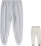 Waterproof Patient Care Trousers,Patient Care Underwear,Adjustable Incontinence Trousers,Reusable Adaptive Apparel for Bedridden,Elderly,Mobility Impaired (Long,Grey,M)