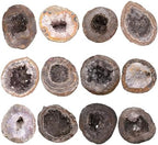 Rockcloud Natural Geode Agate Specimen Irregular Quartz Crystal Cluster Mineral Stone for Home Decoration, 0.22-0.44 lb