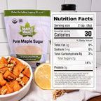 Maple Valley Organic Pure Maple Sugar Granulated, Natural Sugar Alternative, Good in Coffee, Baking, Cooking, Made in USA, 1 lb Bag
