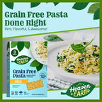 Heaven & Earth Grain Free Pasta, Cassava Orzo, 8oz (3 Pack) | Paleo Pasta | Vegan | Certified Gluten Free | Kosher for Passover