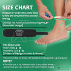 Adjustable Drop Foot Brace with Rotary Knob AFO Ankle Foot Orthosis for Dorsiflexion Support Foot Drop Prevention Foot Drop Brace for Walking Shoe Eyelet Hook Attachment (1 Pack)