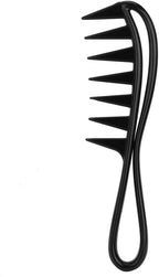 Wide Tooth Shark Comb, 2Pcs Salon Wide Teeth Comb Large Teeth Comb Comb Plastic Curly Hair Massage Hairdressing Combs for Hair Styling Tool