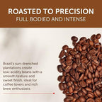 illy Whole Bean Coffee, Brasile Regenerative Agriculture Medium Roast, 100% Arabica, Premium Italian Coffee, Ideal for Espresso, Drip, Moka and French Press Brewing, 8.8oz, 6 Pack