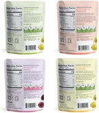 Poshi Natural Whole Pitted Olives | 24 Pack Variety | Basil & Garlic, Chili & Oregano, Chili + Garlic, Lemon & Rosemary | Vegan, Kosher, Gluten Free + Keto Friendly Healthy Snacks, 1.1 Oz (Pack of 24)