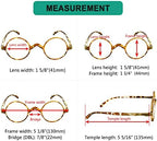 Eyekepper Round Reading Glasses a Little Large Than Vintage Professor Oval Readers