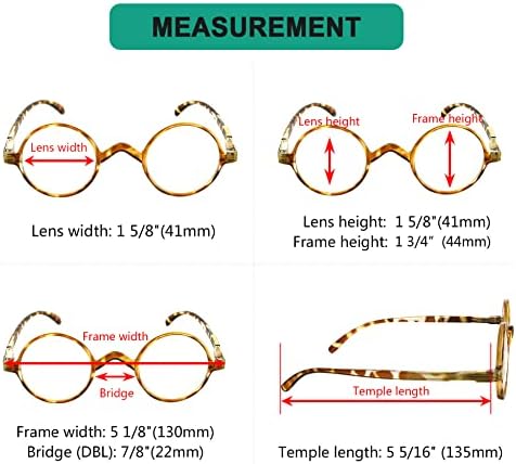 Eyekepper Round Reading Glasses a Little Large Than Vintage Professor Oval Readers