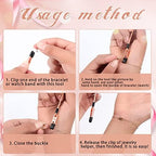 3 Pieces Bracelet Tool Buddy Jewelry Helper - Fastening and Hooking Equipment for Necklace, Watch Band & Jewelry Clasps, Zippers and Closures