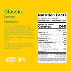 Loacker Classic Lemon Wafers - Premium Crispy Wafer Cookies with Lemon Cream Filling - Multipack of 12 Snack Packs - NON-GMO - Sicilian Lemons - 45g/1.59oz, Pack of 12